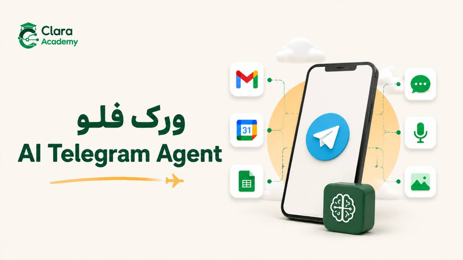 ورکفلو AI Telegram Agent