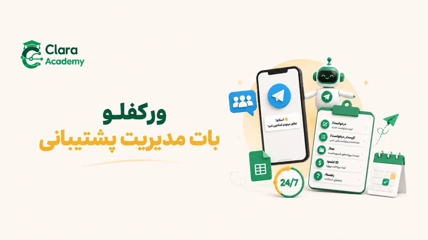 ورکفلو ربات مدیریت پشتیبانی